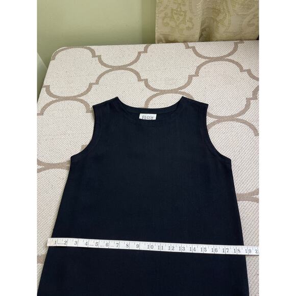 Eileen Fisher Silk Shift Mini Dress in Black, size small - Picture 9 of 9